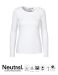 Neutral Ladies Long Sleeve T-shirt White