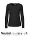 Neutral Ladies Long Sleeve T-shirt Black