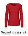 Neutral Ladies Long Sleeve T-shirt Red