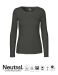 Neutral Ladies Long Sleeve T-shirt Charcoal