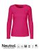 Neutral Ladies Long Sleeve T-shirt Pink