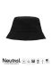 Neutral Bucket Hat Black