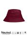 Neutral Bucket Hat Bordeaux