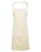 Bib Apron with Pocket Natur