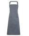 Bib Apron with Pocket Steel grey