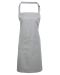 Bib Apron with Pocket Silver