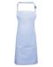 Bib Apron with Pocket Light blue