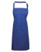 Bib Apron with Pocket Royal blue