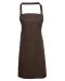 Bib Apron with Pocket Brun