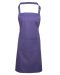 Bib Apron with Pocket Purple