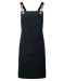 Cross-Back Clip Bib Apron Black