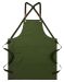 Cross-Back Clip Bib Apron Oliven