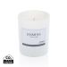 Ukiyo small scented candle in glass white