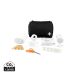 Mail size first aid kit black