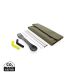 Tierra 2pcs straw and cutlery set in pouch green