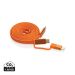 Arc RCS recycled Ultra-thin 60W 2 in 1 magnetic cable orange