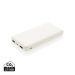 High Density 10.000 mAh Pocket Powerbank white