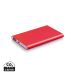 4.000 mAh slim powerbank red