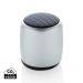 Mini aluminium wireless speaker silver
