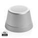 Nivio RCS recycled aluminum magnetic 5W Speaker silver
