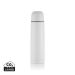 Stainless steel flask white