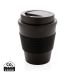 Reusable Coffee cup with screw lid 350ml black