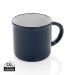 Vintage ceramic mug 280ml navy