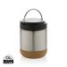 Savory RCS certified recycled stainless steel foodflask silver