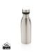 Deluxe stainless steel water bottle silver