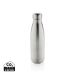 Vacuum insulated stainless steel bottle silver
