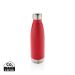 Vacuum insulated stainless steel bottle red