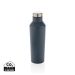 Modern vacuum stainless steel water bottle blue