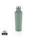 Modern vacuum stainless steel water bottle green