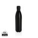 Solid colour vacuum stainless steel bottle 750ml black