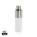 Fluid RCS certified recycled steel water bottle 600ml white
