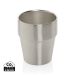 Clark RCS double wall coffee cup 300ML silver