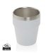 Clark RCS double wall coffee cup 300ML white