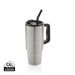 Embrace deluxe RCS recycled stainless steel tumbler 900ml silver