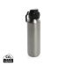 Via RCS Re-steel lockable sport bottle 600ML silver