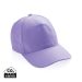 Impact 5panel 280gr Recycled cotton cap with AWARE™ tracer lavender