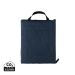 Impact Aware™ RPET foldable quilted picnic blanket navy
