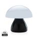 Luming RCS recycled plastic USB re-chargeable table lamp black