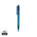 GRS RPET X8 transparent pen blue