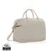 Kezar AWARE™ 500 gsm recycled canvas deluxe weekend bag off white