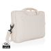 Laluka AWARE™ recycled cotton 15.4 inch laptop bag off white