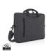 Laluka AWARE™ recycled cotton 15.4 inch laptop bag anthracite