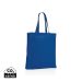 Impact AWARE™ Recycled cotton tote w/bottom 145g blue