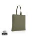 Impact AWARE™ Recycled cotton tote w/bottom 145g green