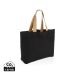 Impact Aware™ 240 gsm rcanvas large tote undyed black