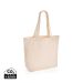 Impact Aware™ 240 gsm rcanvas shopper w/pocket undyed off white